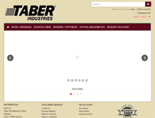 Tablet Screenshot of ordertaber.com